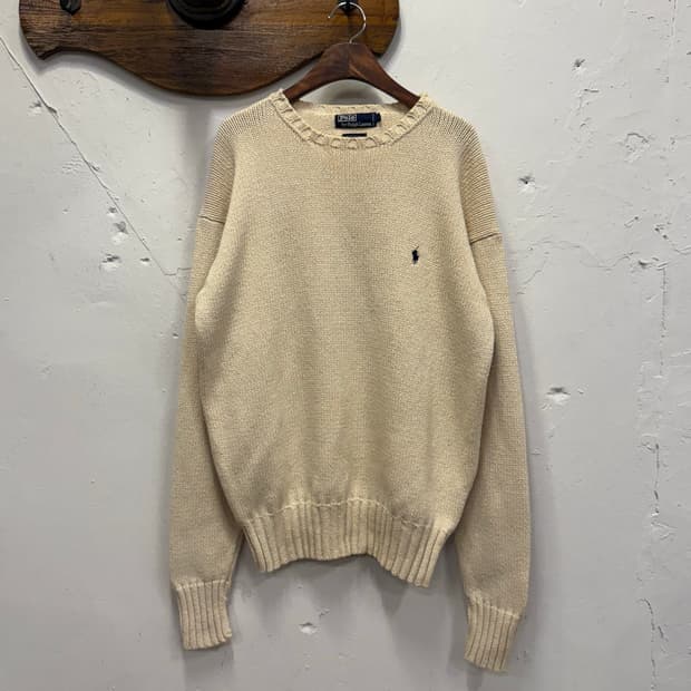 L) Polo Ralph Lauren Cotton Knit Sweater