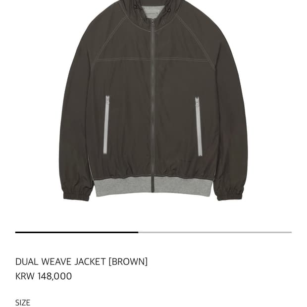 산산기어 DUAL WEAVE JACKET [BROWN]