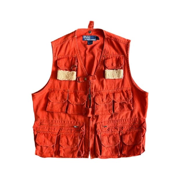 90s 폴로 랄프로렌 코튼 피싱 베스트