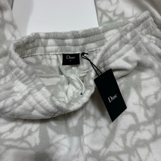 Dime 후리스 팬츠 화이트그레이