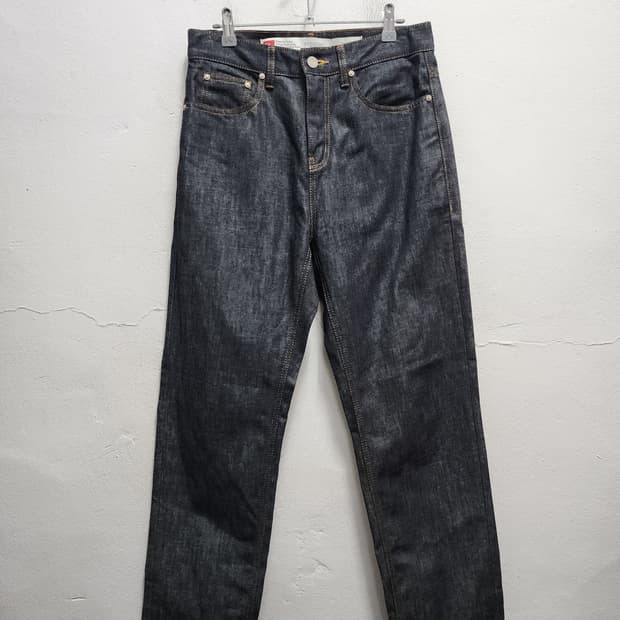 페이탈리즘 인디고 생지 청바지