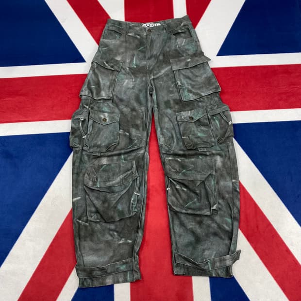 게이트리스 멀티포켓 카고바지 M