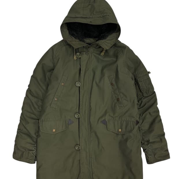 00s 알파인더스트리 야상 그린 (XS) 