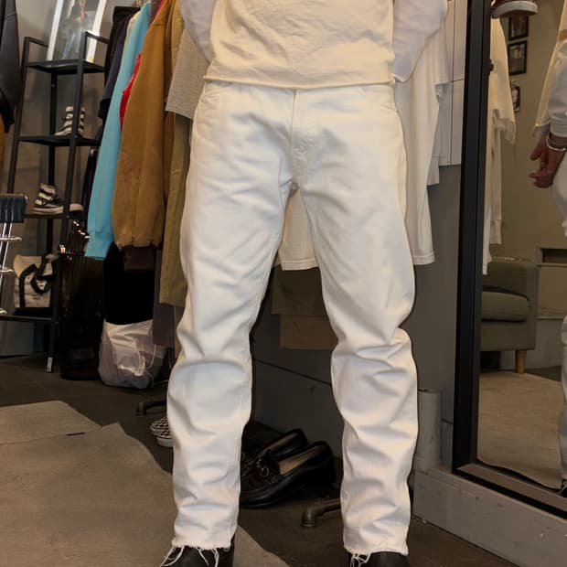 Orslow Lot. 107 IVY cut off white denim 