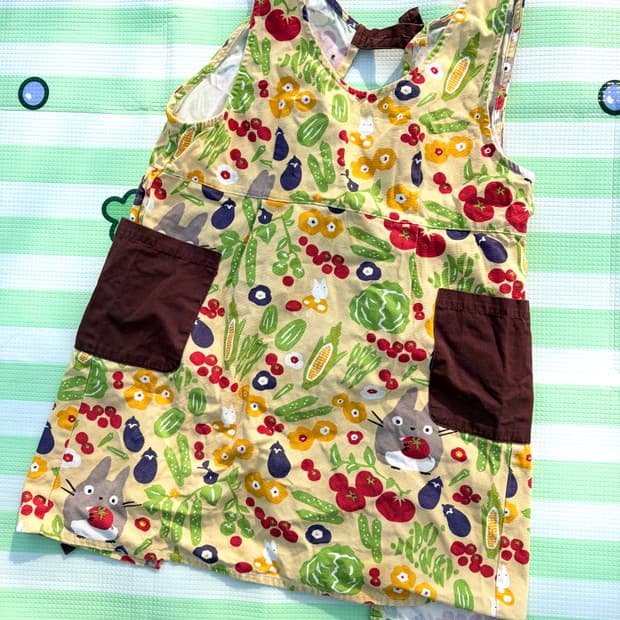 빈티지 모리걸 지브리스튜디오 토토로 에이프런 앞치마