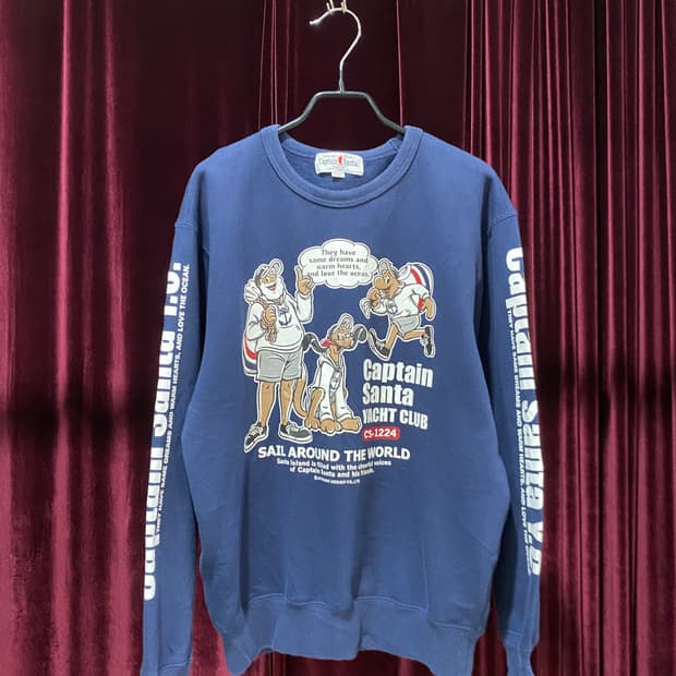 CAPTAIN SANTA YATCH CLUB (navy)