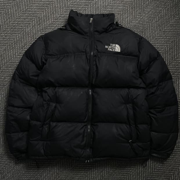 노스페이스 눕시 700 다운 푸퍼 패딩 블랙o 4608