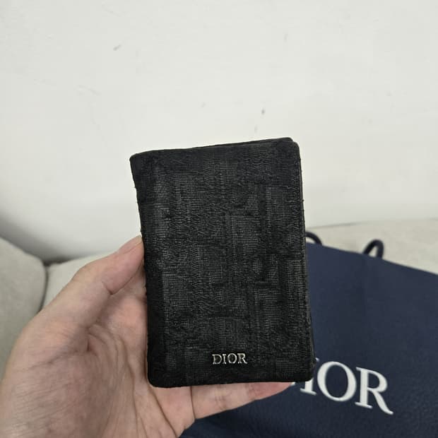 [보증서 정품]디올 오블리크 오거나이저
