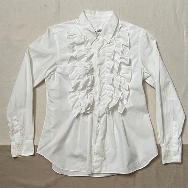 Comme des garsons 러플 셔츠