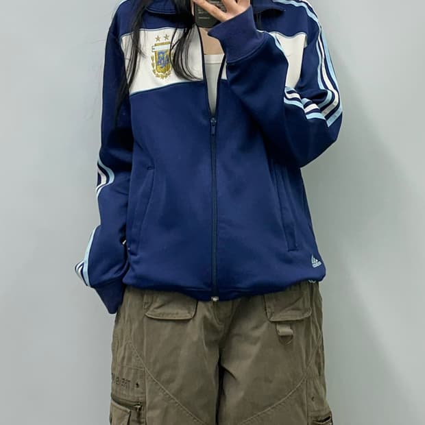 아디다스 아르헨티나 대장급 트랙탑 져지