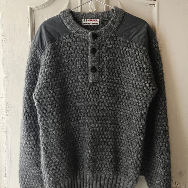 vintage elbow patch knit[Mcgregor]