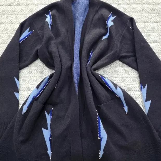 한섬 산드로 SANDRO 가디건 네이비 ~FREE