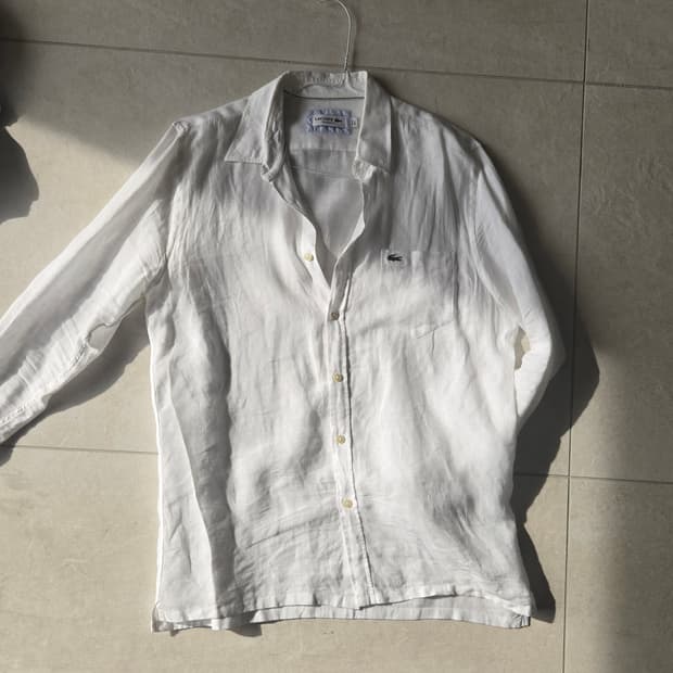 라코스테 린넨 셔츠