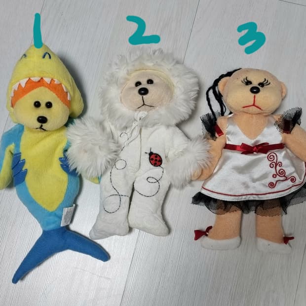 고전 빈티지 곰돌이 테디베어 인형 일괄판매