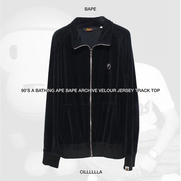 [M]90'S BAPE ABATHINGAPE 베이프 아카이브 벨루어져지