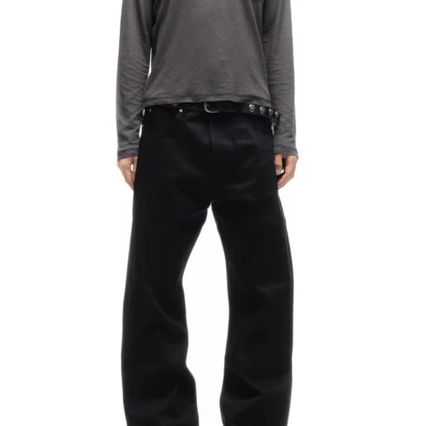 JAPANESE SELVEDGE BOOTCUT DENIM BLACK