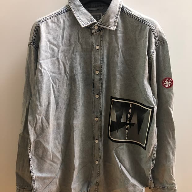 16AW 카브엠트 와이드 데님셔츠 #3 M