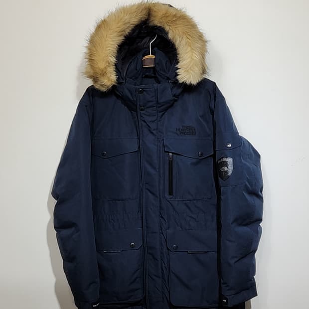 (L) 노스페이스 맥머도 패딩점퍼 네이비 거위털 구스다운 자켓 