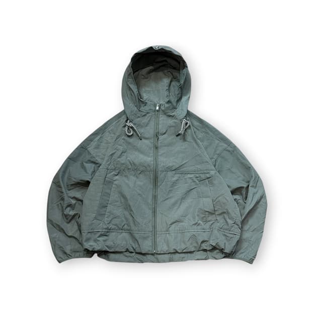 베네통 백 스타 프린팅 롤업 나일론자켓