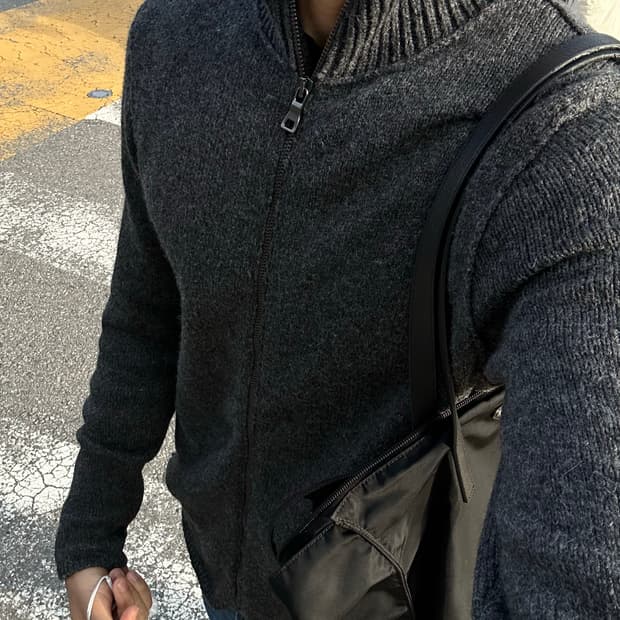 Transit uomo 인트랜짓 우오모 집업 자켓 그레이