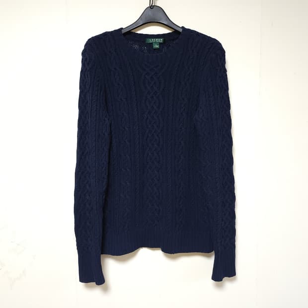RALPHLAUREN 랄프로렌  패턴 니트 여성 S 네이비
