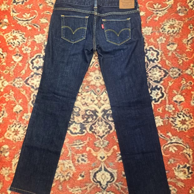 Levi's리바이스 로우라이즈(Low Rise) 생지골반데님팬츠