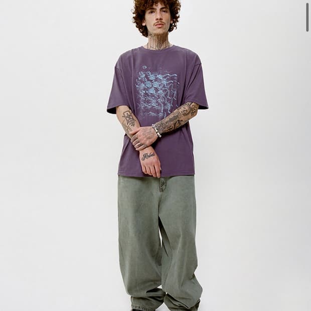 위캔더스 DRAGGY WORK PANTS (OLIVE) L 사이즈
