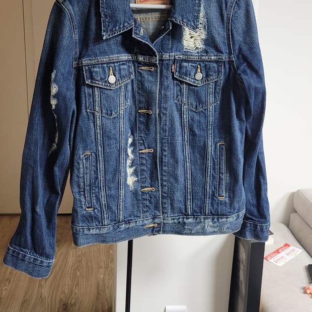 리바이스  여성  청자켓-S사이즈