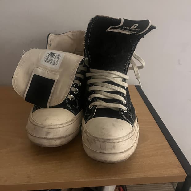 릭오웬스 다크쉐도우 x 컨버스 척 70 타크스타