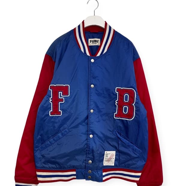 90s FUBU 스타디움 바시티 자켓