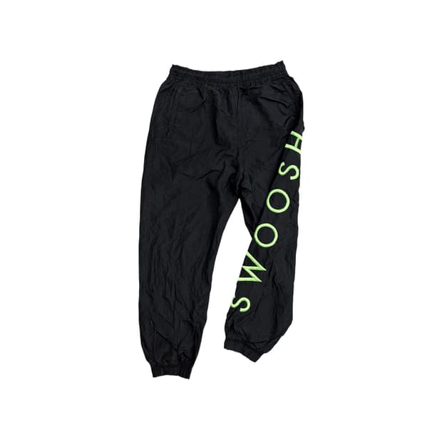 나이키 더블 스우시 우븐 바람막이 조거 팬츠 바지 L