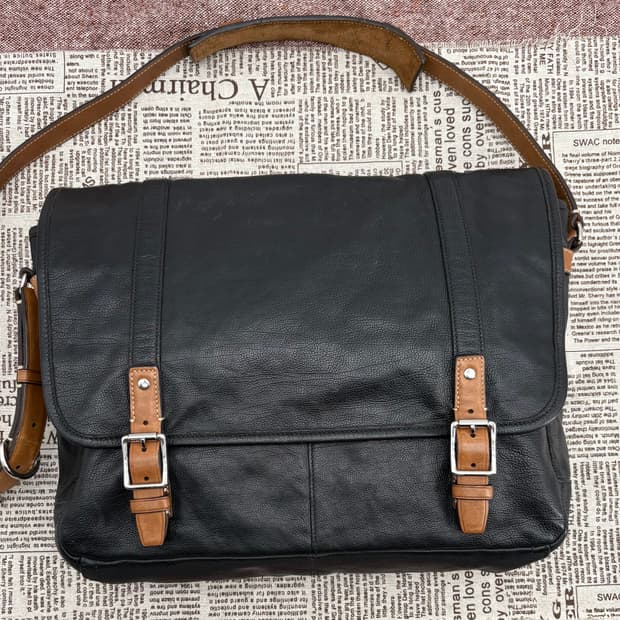 🧳 COACH 코치 메신저백 – 송아지가죽 서류가방