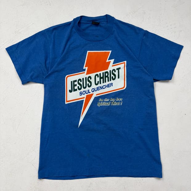 90s Jesus Tee (blue)