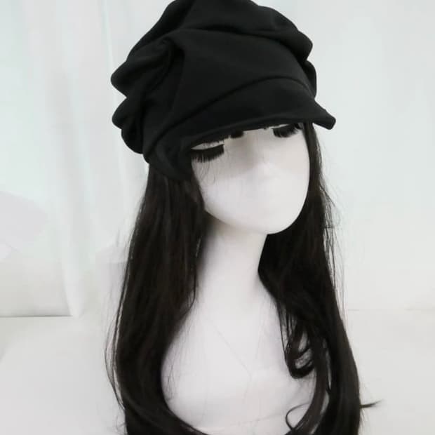 15급처) CA4LA 카시라 드레이프 캡 블랙