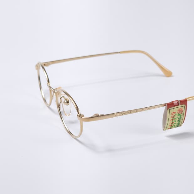 90년도 21K 도금 오벌형 빈티지 안경