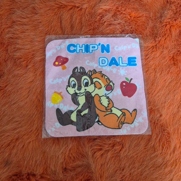 디즈니 칩앤데일 미니 타올 핸드타월 새상품