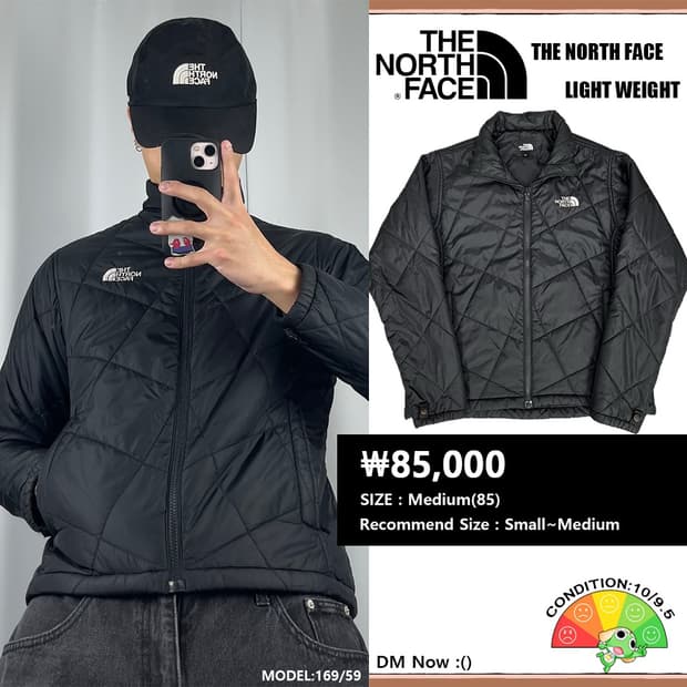 <노스페이스 경량패딩> No.1262