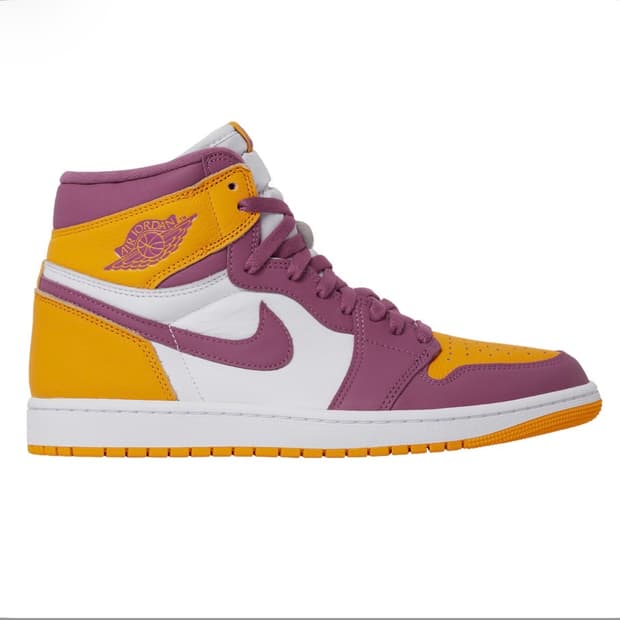 조던 1 레트로 하이 OG 유니버시티 골드 라이트 보르도 250