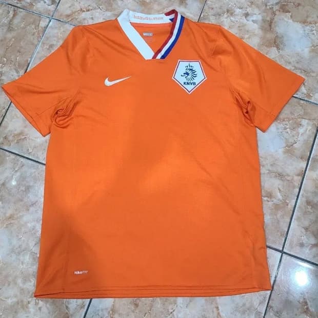나이키 08 10 네덜란드 올드레플 축구져지