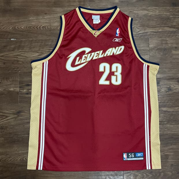 리복 NBA 클리블랜드 르브론 제임스 농구 져지 유니폼 56