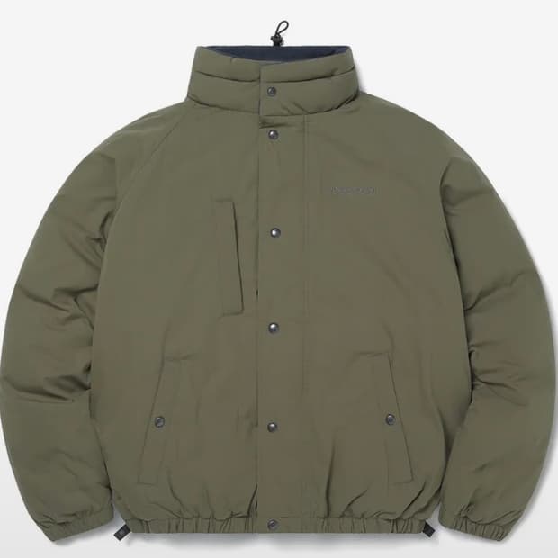 디스이즈네버댓 DSN 다운푸퍼 자켓 숏패딩 올리브