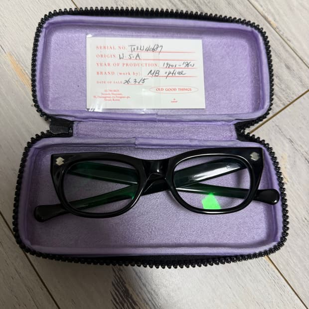 오르오르 올드굿띵스 엠비 옵티컬 아메리칸 빈티지 프레임