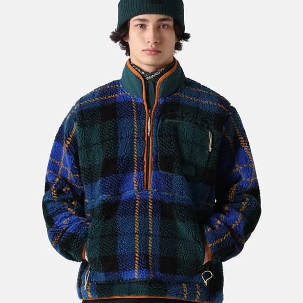 95) 노스페이스 체크 폴라폴리스 