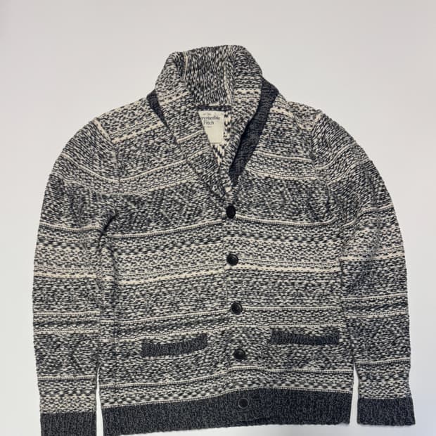 희귀!! 아베크롬비 노르딕 숄카라 가디건 M