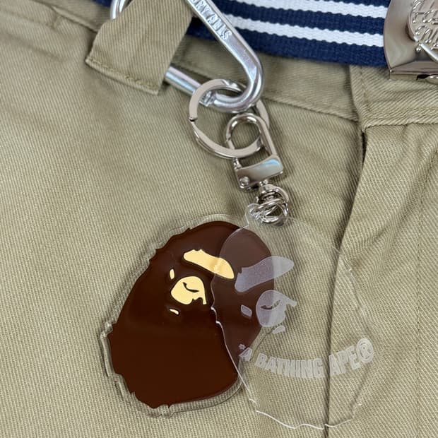 BAPE APE HEAD 베이프 아크릴 키링