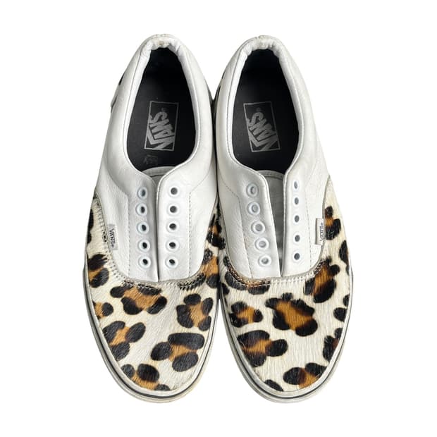 VANS 반스 송치 레오파드 트루 화이트