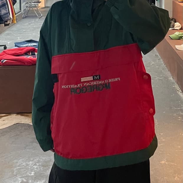 맥그리거 USA 버튼 아노락 점퍼 H2225