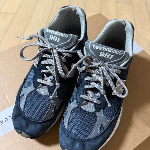 [265] 뉴발란스 991 메이드 인 UK 네이비