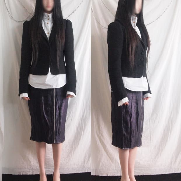 COTOO by shuzo 크롭컷 슬림핏 블레이져