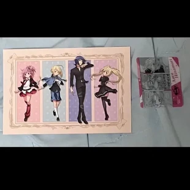 캐릭캐릭체인지 엽서+미니포카 세트